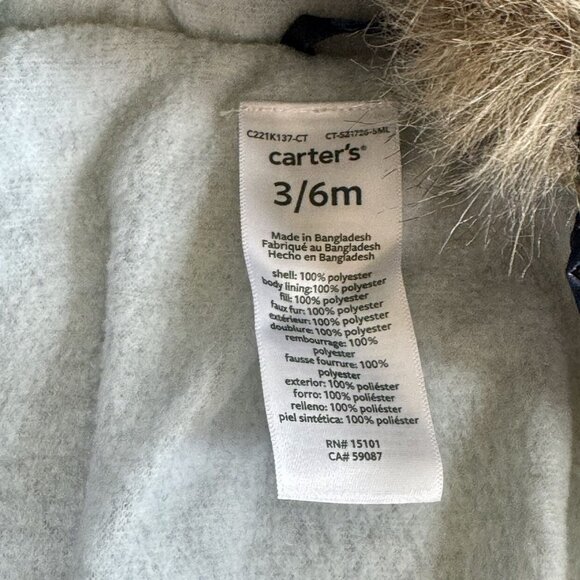 Carter's Hooded Snow Suit - Picture 3 of 6